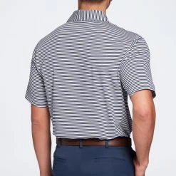 Walter Hagen Men's Perfect 11 Majors Bar Stripe Golf Polo Lt Htr Grey/med Htr Grey -Golf Apparel Shop unnamed file 2831