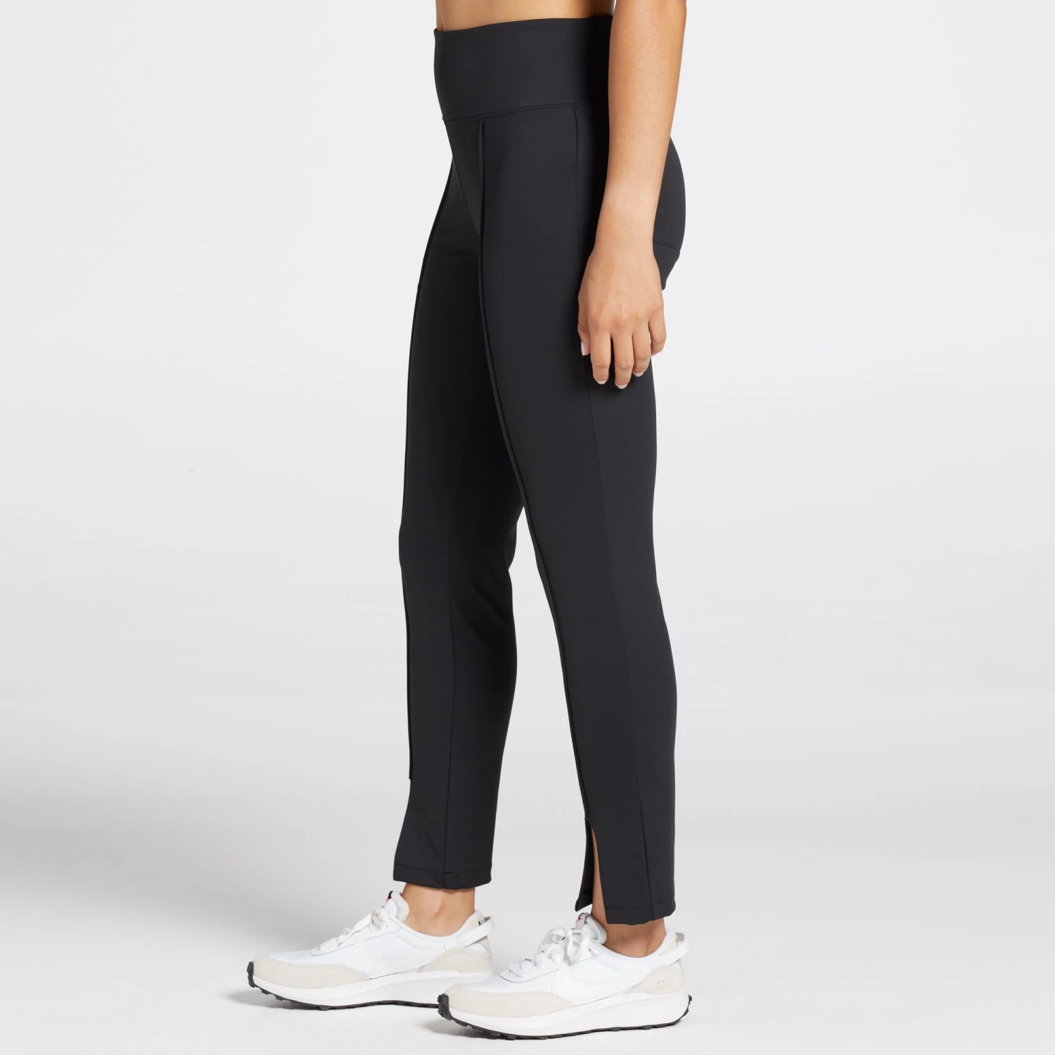 CALIA Women's Sculpt Front Leg Slit Golf Pants Pure Black 5 CALIA Women's Sculpt Front Leg Slit Golf Pants Pure Black - Image 3