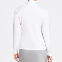Lady Hagen Women's Solid UV 1/4 Zip Golf Pullover White 9 Lady Hagen Women's Solid UV 1/4 Zip Golf Pullover White -Golf Apparel Shop unnamed file 2912