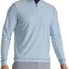 FootJoy Men's Space Dye Brushed Back Jersey 1/4 Zip Golf Pullover Smoke -Golf Apparel Shop unnamed file 2917