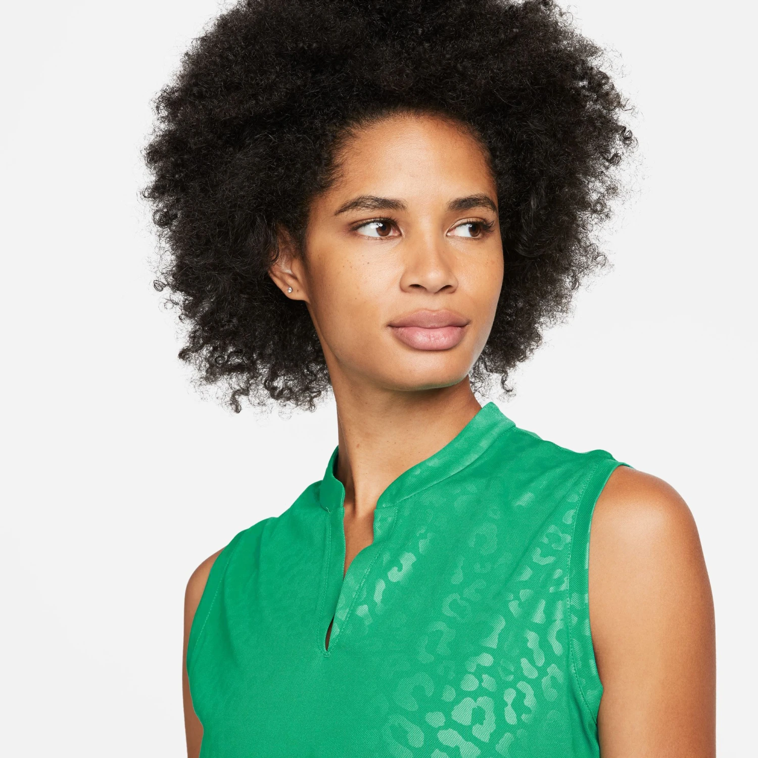 Nike Women's Dri-FIT Victory Sleeveless Golf Polo Neptune Green 6 Nike Women's Dri-FIT Victory Sleeveless Golf Polo Neptune Green - Image 4