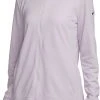 Nike Women's UV Full Zip Long Sleeve Golf Top Black