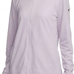 Nike Women's UV Full Zip Long Sleeve Golf Top Black