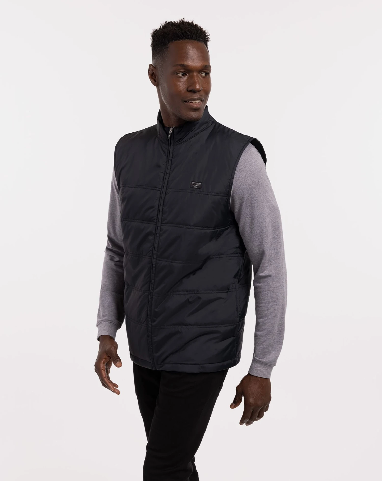 TravisMathew Cold Heart Vest For Men Black 4 TravisMathew Cold Heart Vest For Men Black - Image 2