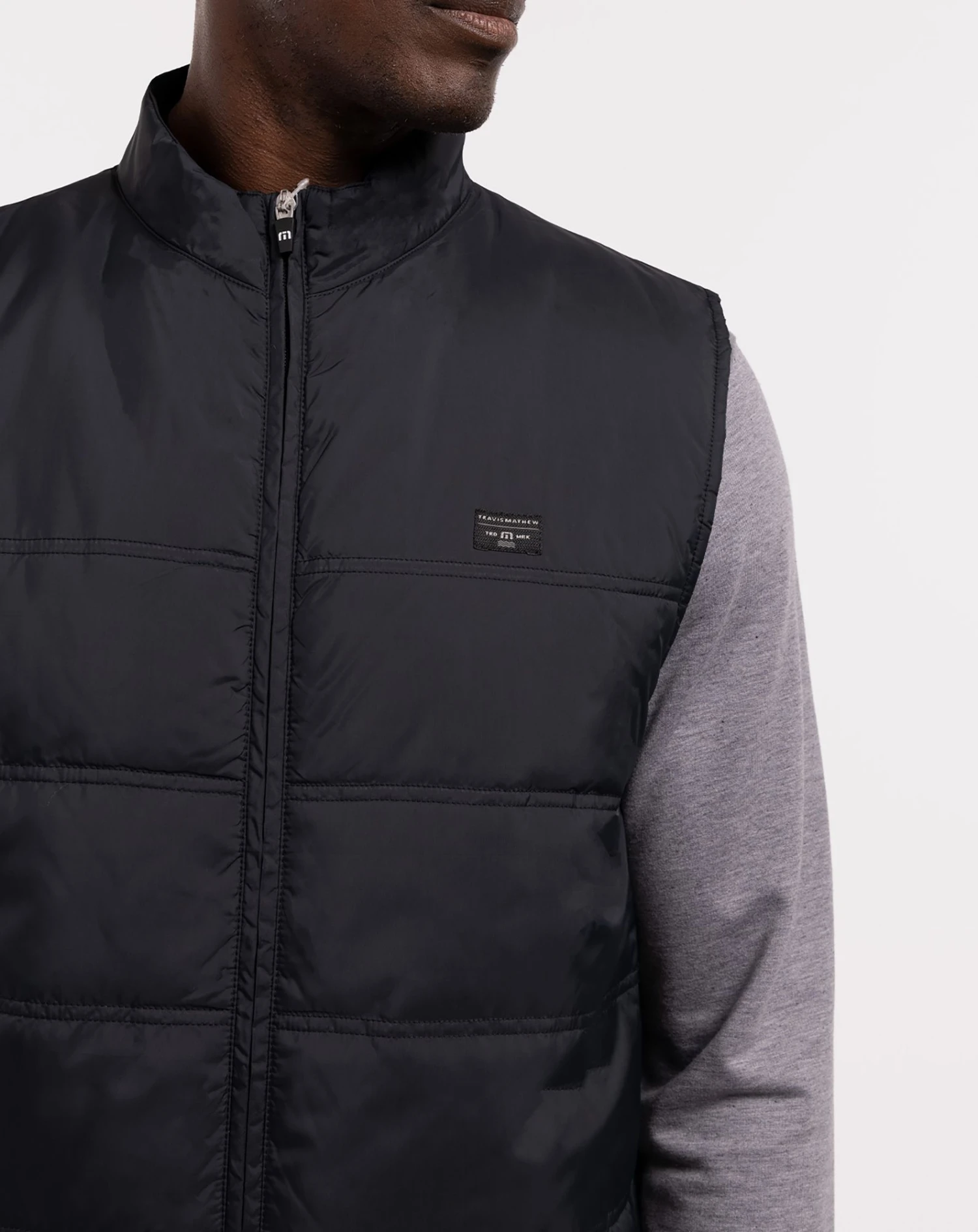 TravisMathew Cold Heart Vest For Men Black 6 TravisMathew Cold Heart Vest For Men Black - Image 4