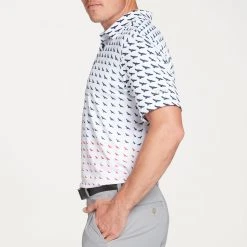 Walter Hagen Men's Perfect 11 USA Eagle Flag Golf Polo Eagle Flag Crisp White -Golf Apparel Shop unnamed file 2966