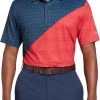 Walter Hagen Men's Perfect 11 USA Diagonal Flag Golf Polo Diag Flag Positive Red -Golf Apparel Shop unnamed file 2974