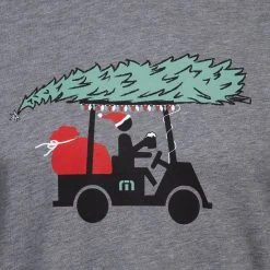 TravisMathew Men's Naughty Or Nice Short Sleeve Golf T-Shirt Heather Grey -Golf Apparel Shop unnamed file 3004
