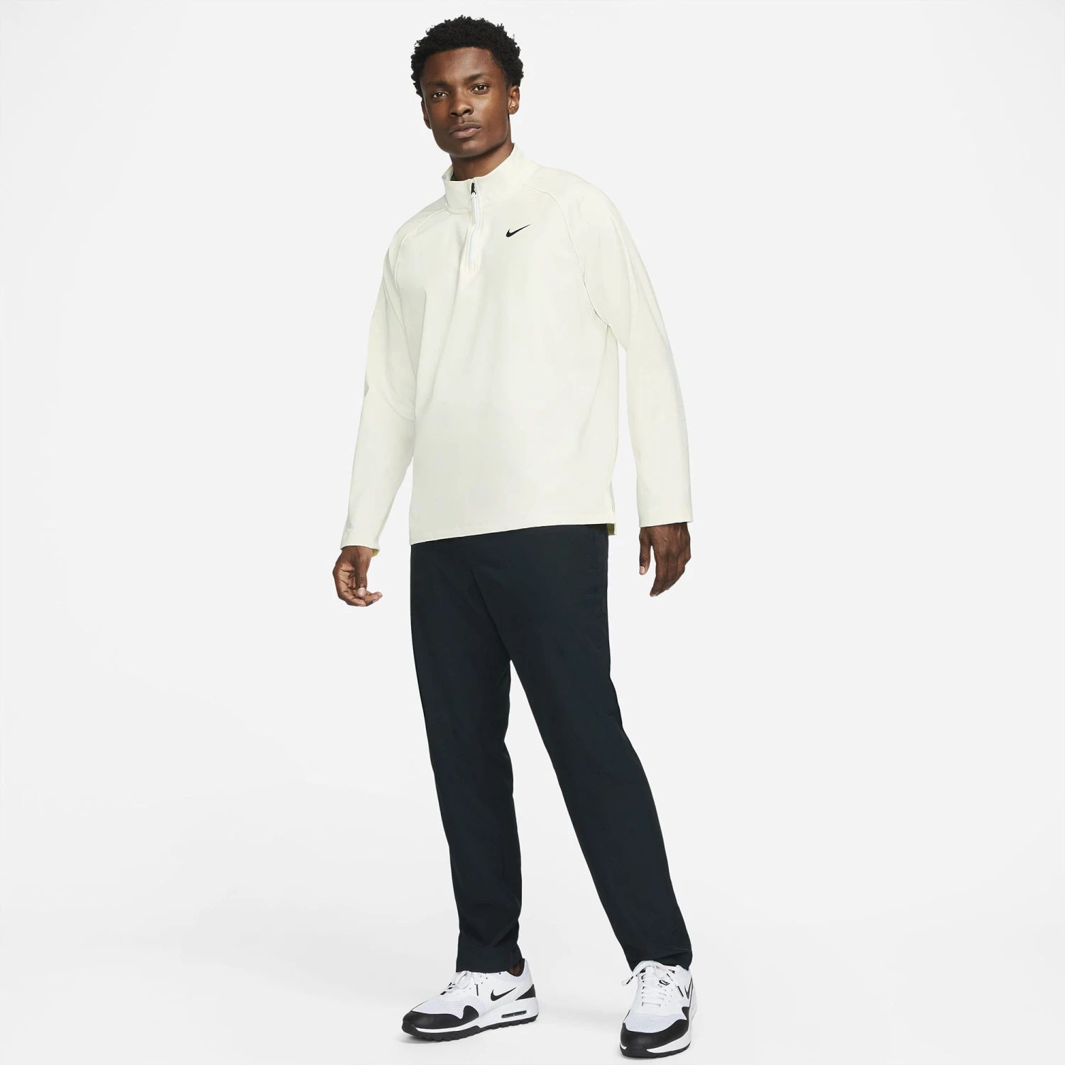 Nike Men's Repel Vapor Golf Sweater Black 4 Nike Men's Repel Vapor Golf Sweater Black - Image 2