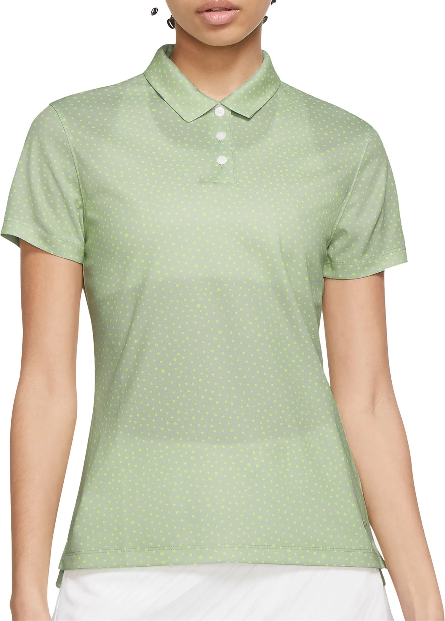 Nike Women's Dri-FIT Victory Printed Golf Polo Seafoam 3 Nike Women's Dri-FIT Victory Printed Golf Polo Seafoam