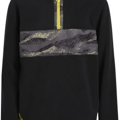 Adidas Boys' Print Block Golf Sweatshirt Black
