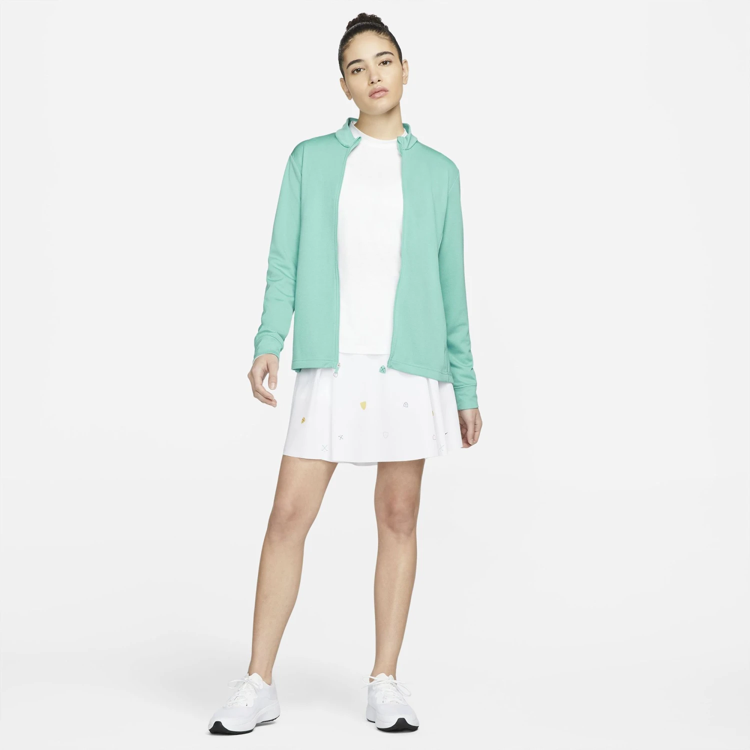 Nike Women's Dri-FIT UV Victory Full Zip Golf Jacket Washed Teal 4 Nike Women's Dri-FIT UV Victory Full Zip Golf Jacket Washed Teal - Image 2