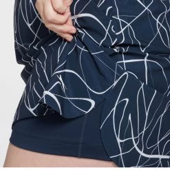 Slazenger Women's Pull-On Golf Skort Digi Layers Cobalt Blue -Golf Apparel Shop unnamed file 3145