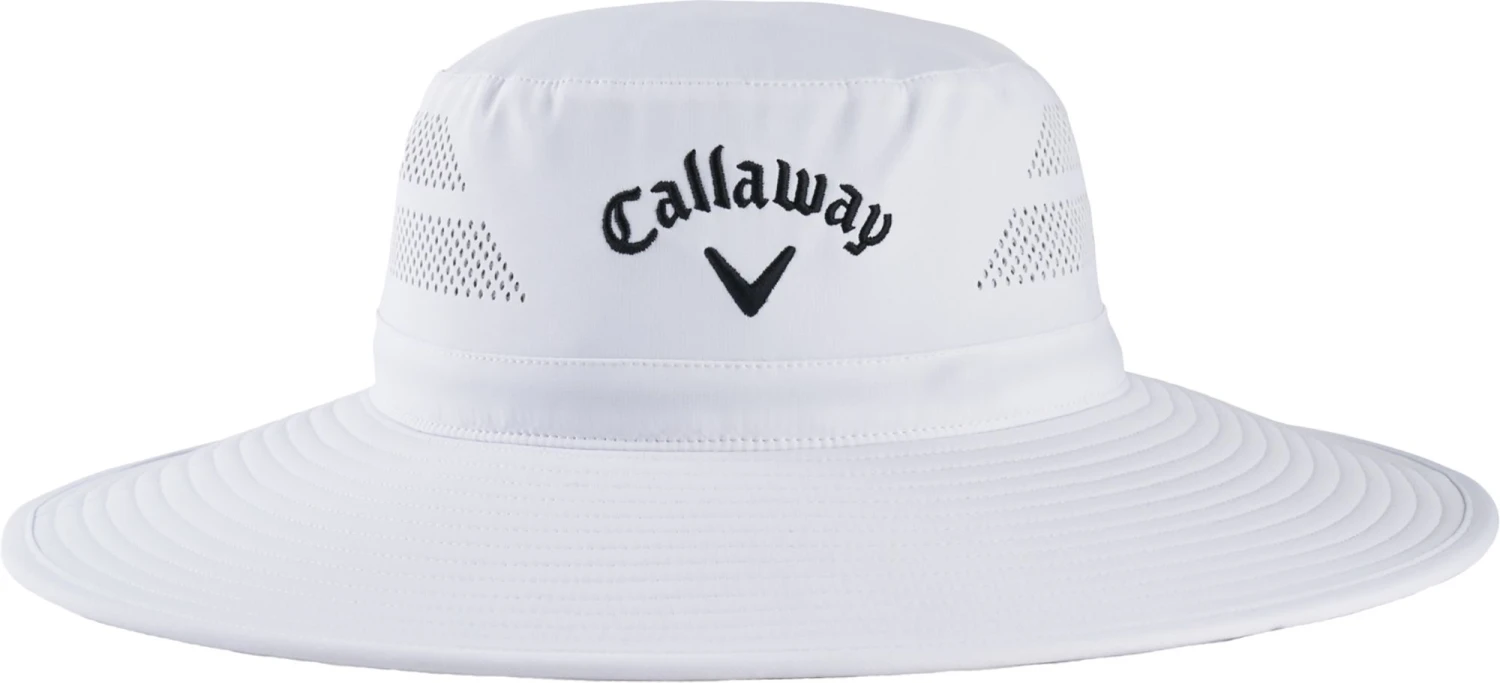 Callaway Men's Golf Sun Hat White 3 Callaway Men's Golf Sun Hat White