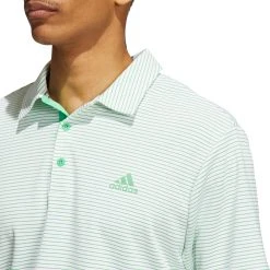 Adidas Men's Adicross Two-Color Club Polo Shirt White/green -Golf Apparel Shop unnamed file 3164