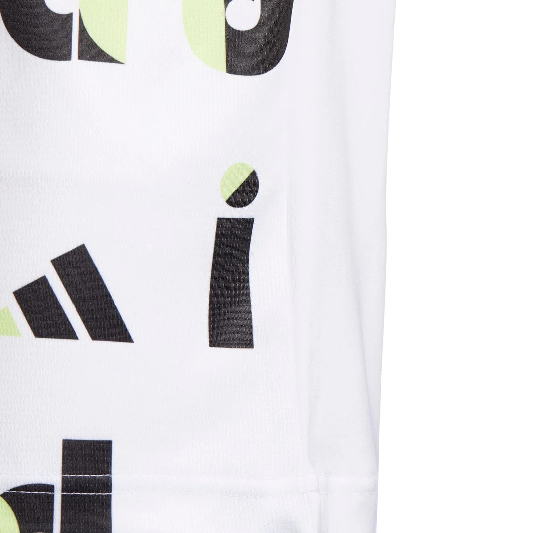 Adidas Boy's Graphic Print Golf Polo For Boys' Black/pulse Lime/white 6 Adidas Boy's Graphic Print Golf Polo For Boys' Black/pulse Lime/white - Image 4