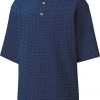 FootJoy Men's Lisle Diamond Print Golf Polo White/navy 2 FootJoy Men's Lisle Diamond Print Golf Polo White/navy -Golf Apparel Shop unnamed file 3240