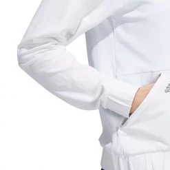 Adidas Women's Bomber Golf Jacket White -Golf Apparel Shop unnamed file 3256