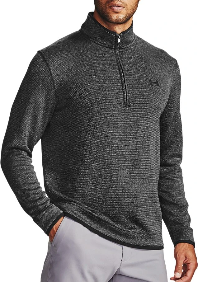 Under Armour Men's Storm SweaterFleece 1/4 Zip Golf Pullover Black 3 Under Armour Men's Storm SweaterFleece 1/4 Zip Golf Pullover Black