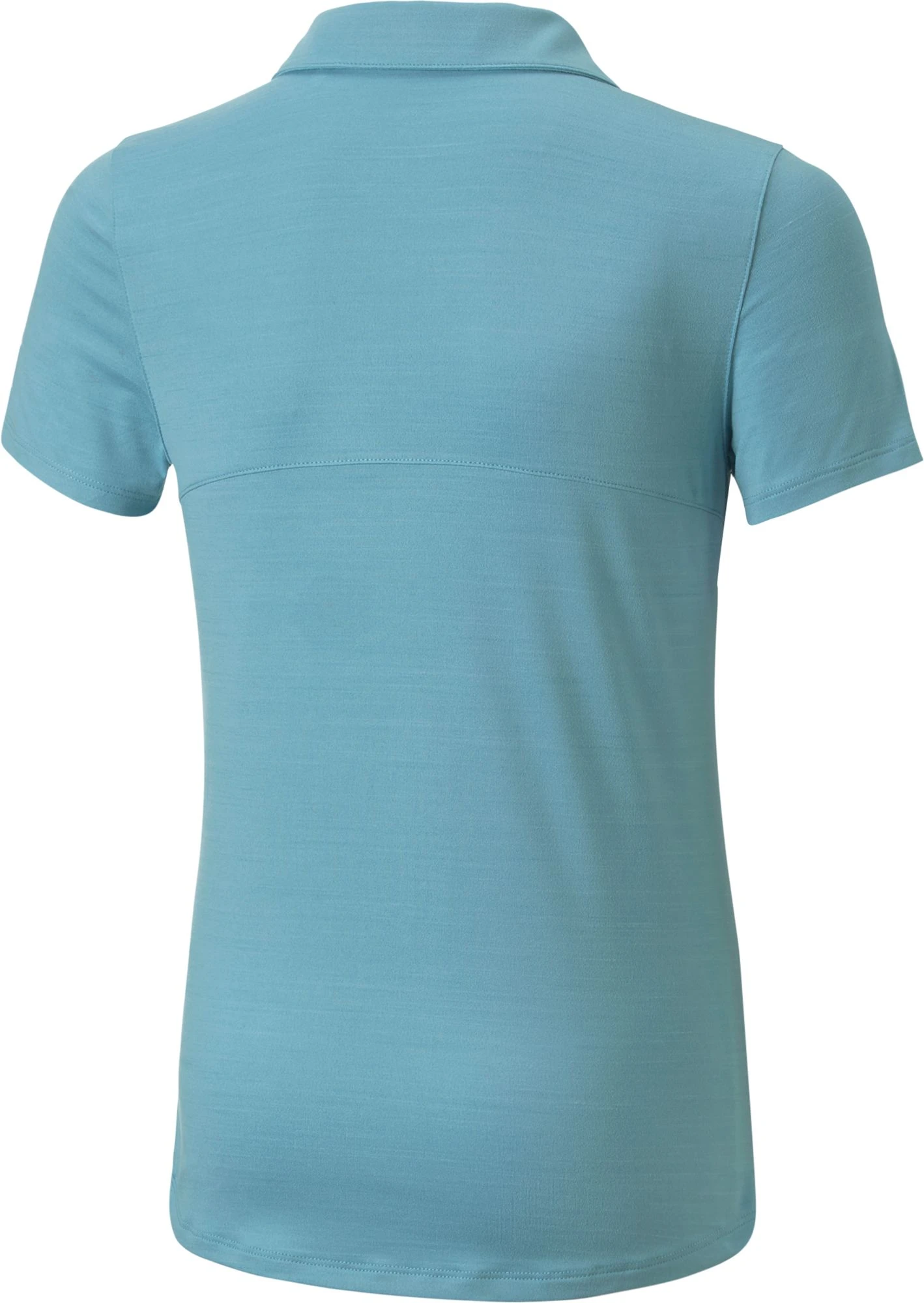 PUMA Girls' Free Golf Polo Serenity Heather 4 PUMA Girls' Free Golf Polo Serenity Heather - Image 2