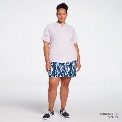 Slazenger Women's Fragment Tech Pull On 16'' Golf Skort Fluoro Fragment Purple -Golf Apparel Shop unnamed file 3420