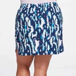 Slazenger Women's Fragment Tech Pull On 16'' Golf Skort Fluoro Fragment Purple -Golf Apparel Shop unnamed file 3425