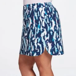 Slazenger Women's Fragment Tech Pull On 16'' Golf Skort Fluoro Fragment Purple -Golf Apparel Shop unnamed file 3426