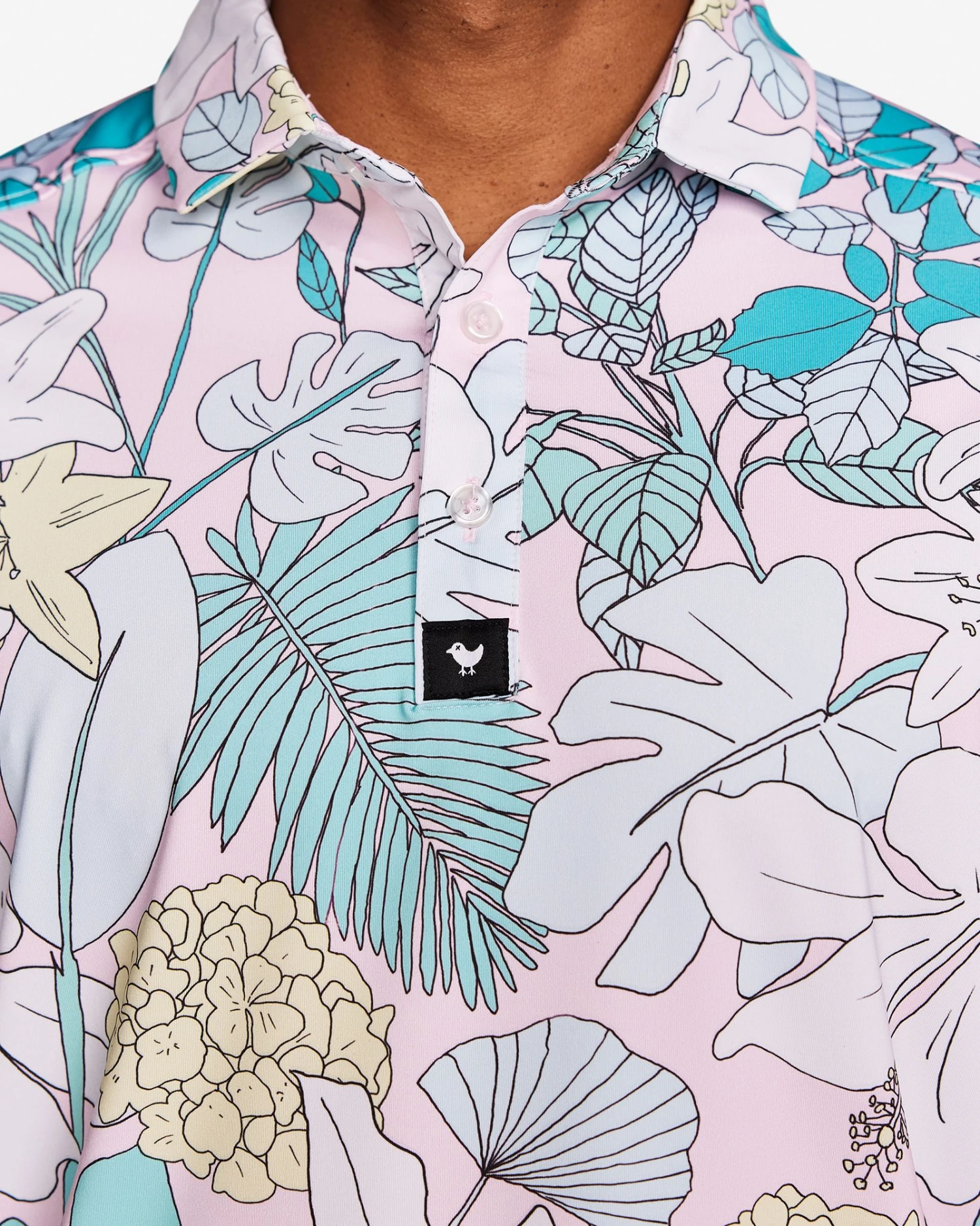 Bad Birdie The Gardens Golf Polo For Men 6 Bad Birdie The Gardens Golf Polo For Men - Image 4