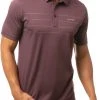 TravisMathew Men's Hangover Cure Golf Polo Heather Mauve -Golf Apparel Shop unnamed file 3499