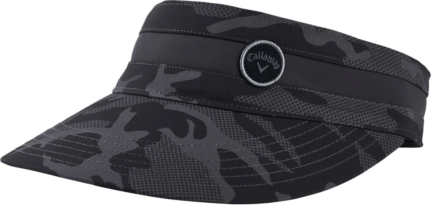 Callaway Women's Golf Visor Black Camo 3 Callaway Women's Golf Visor Black Camo