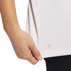 Adidas Men's Chest Print Golf Polo Almost Pink -Golf Apparel Shop unnamed file 356