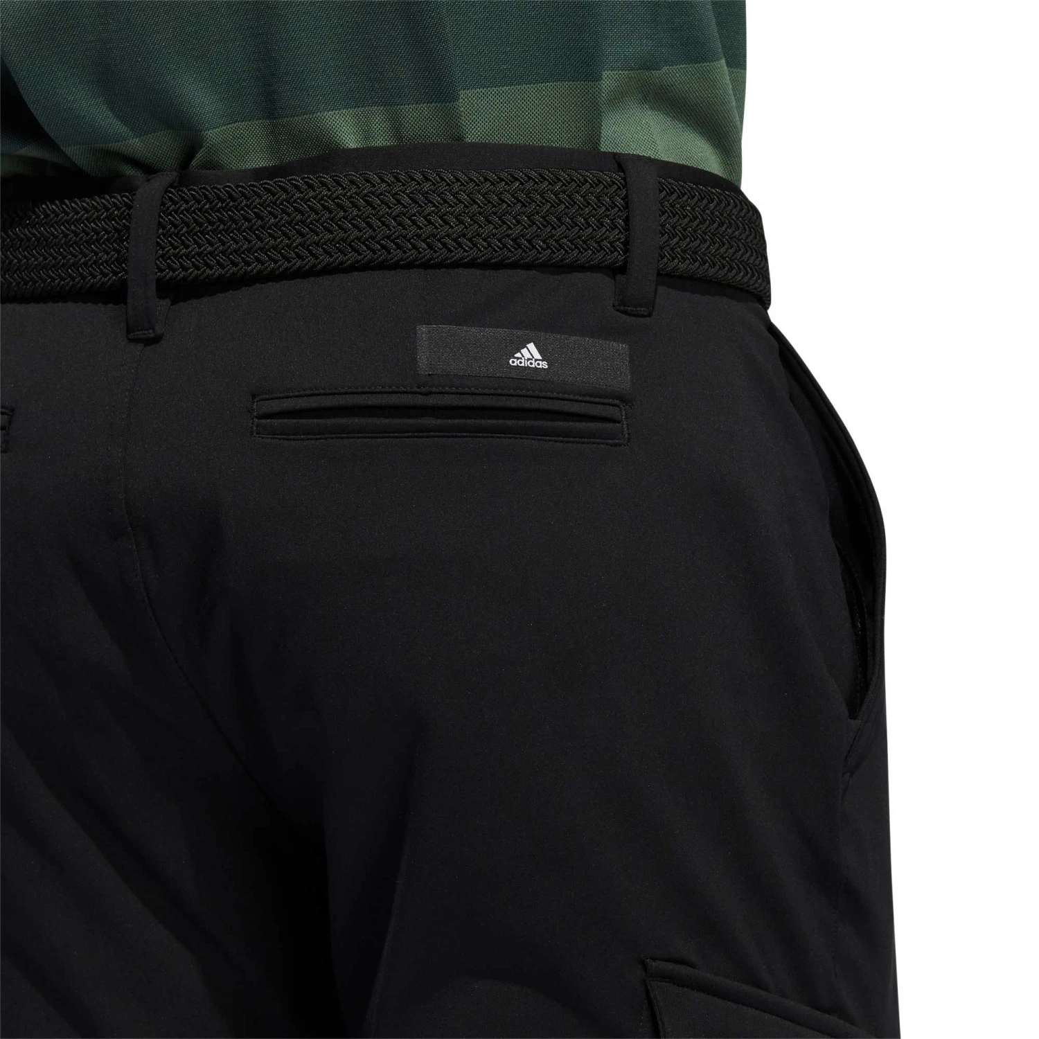 Adidas Men's Recycled Polyester Warp Knit Cargo Pant Black 8 Adidas Men's Recycled Polyester Warp Knit Cargo Pant Black - Image 6