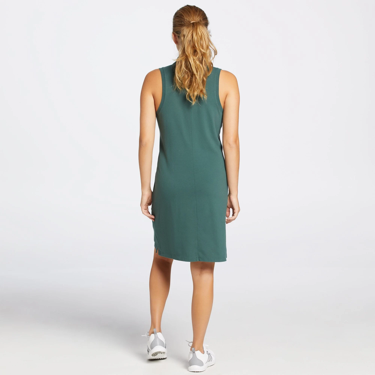 CALIA Women's Golf Polo Sleeveless Dress Dark Evergreen 5 CALIA Women's Golf Polo Sleeveless Dress Dark Evergreen - Image 3