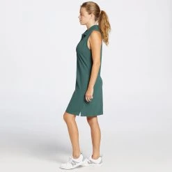 CALIA Women's Golf Polo Sleeveless Dress Dark Evergreen 9 CALIA Women's Golf Polo Sleeveless Dress Dark Evergreen -Golf Apparel Shop unnamed file 3609