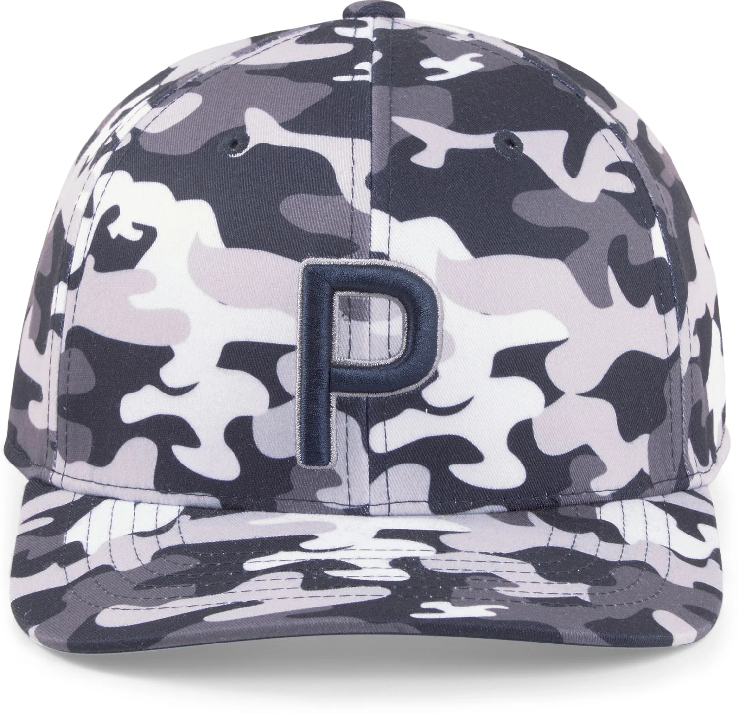 PUMA Men's P 110 Camo Snapback Golf Hat Navy Blazer/high Rise 3 PUMA Men's P 110 Camo Snapback Golf Hat Navy Blazer/high Rise