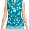 Nike Women's Victory Floral Print Sleeveless Golf Polo Blustery/light Dew -Golf Apparel Shop unnamed file 3622