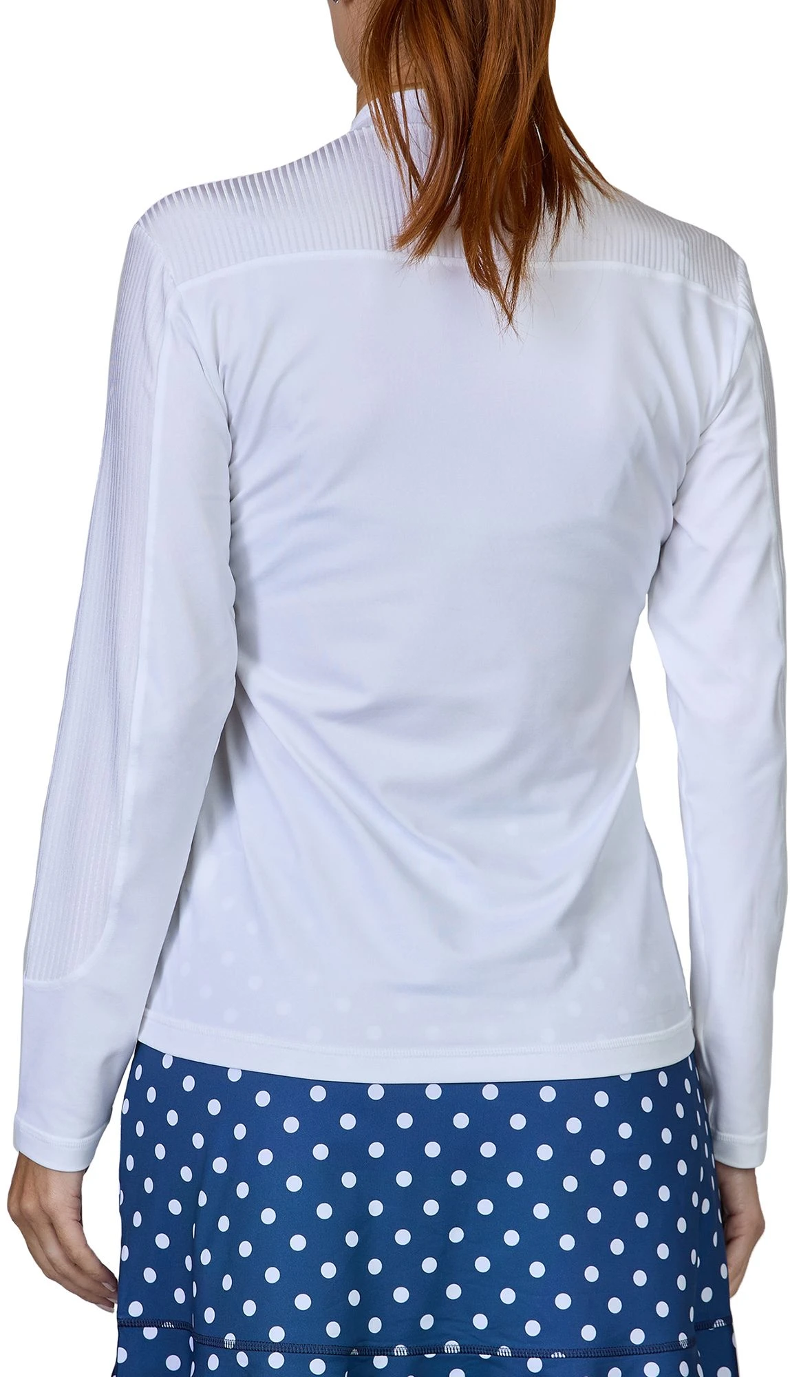 Sofibella Women's Long Sleeve Full-Zip Jacket White 4 Sofibella Women's Long Sleeve Full-Zip Jacket White - Image 2