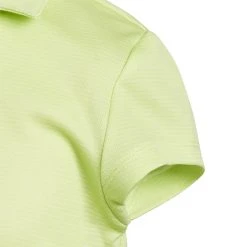 Adidas Girls' Heathered AEROREADY Golf Polo Pulse Lime -Golf Apparel Shop unnamed file 3724