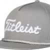 Titleist Men's Tour Rope Flat Brim Snapback Golf Hat Grey/white -Golf Apparel Shop unnamed file 3728