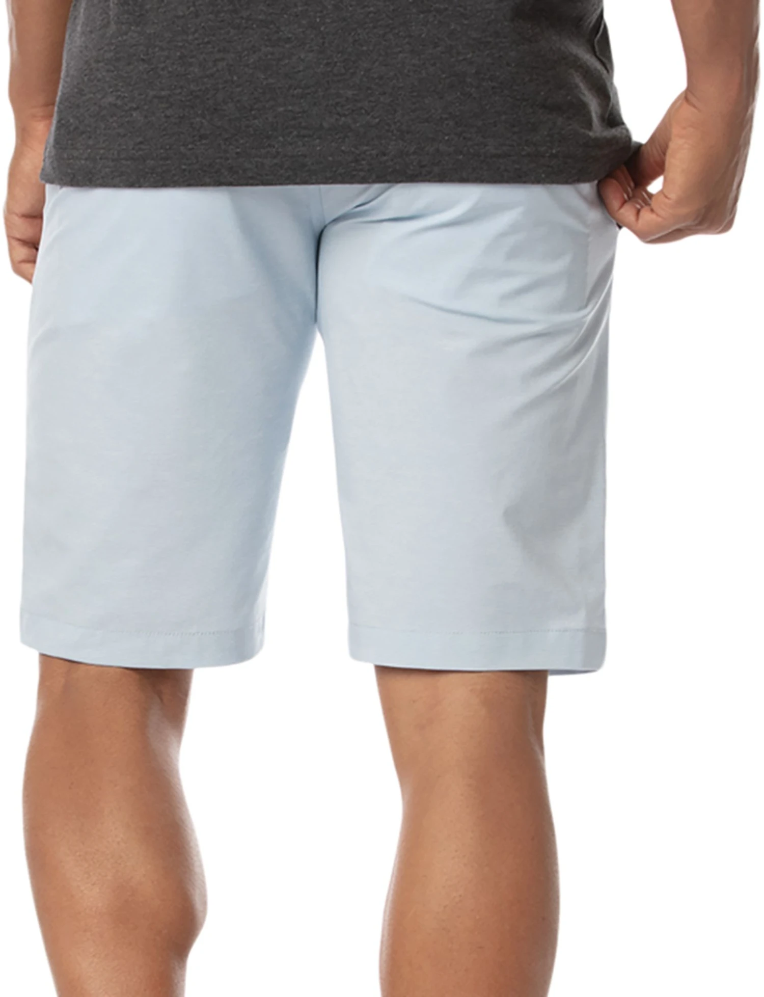 TravisMathew Men's Take Off Golf Shorts Heather Light Blue 4 TravisMathew Men's Take Off Golf Shorts Heather Light Blue - Image 2