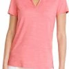 PUMA Women's CLOUDSPUN Coast Golf Polo Rapture Rose Heather -Golf Apparel Shop unnamed file 3771