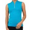 Sofibella Women's Mock Neck Sleeveless 1/4 Zip Top Roulette 1 Sofibella Women's Mock Neck Sleeveless 1/4 Zip Top Roulette -Golf Apparel Shop unnamed file 3775