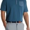 FootJoy Men's Tonal Trim Solid Pocket Lisle Golf Polo Ink 2 FootJoy Men's Tonal Trim Solid Pocket Lisle Golf Polo Ink -Golf Apparel Shop unnamed file 3777