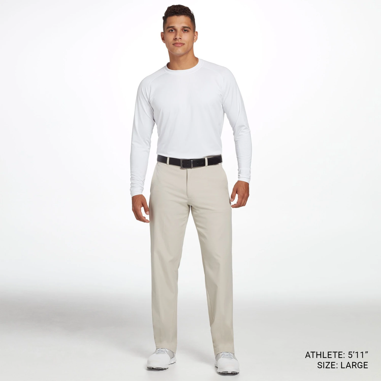 Walter Hagen Men's Cold Weather Baselayer Golf Shirt White 4 Walter Hagen Men's Cold Weather Baselayer Golf Shirt White - Image 2