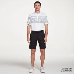 Walter Hagen Men's Perfect 11 Chest Palm Printed Golf Polo Palm Crisp White -Golf Apparel Shop unnamed file 3794