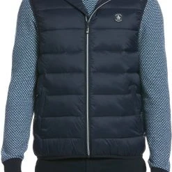 Original Penguin Men's Lightweight Filled Golf Vest Dark Sapphire