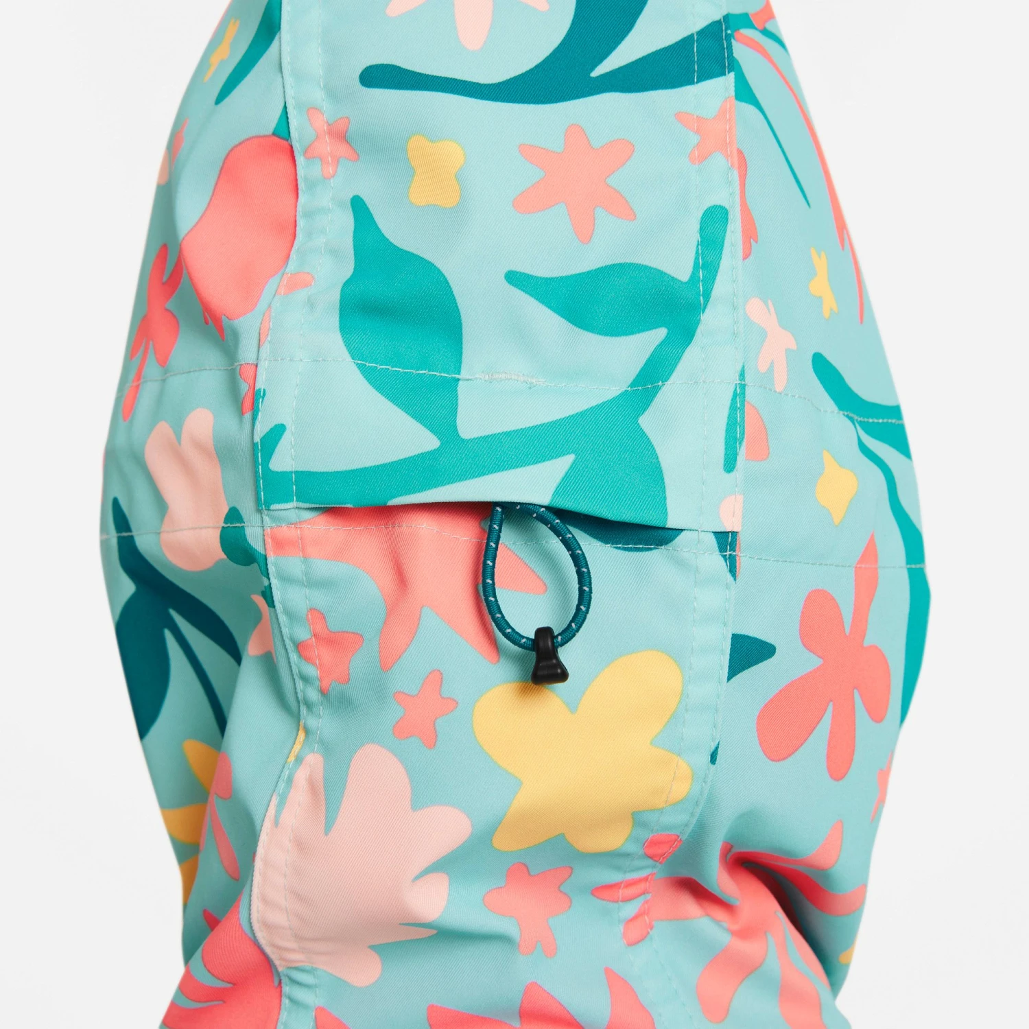 Nike Women's Shield Anorak Golf Jacket Lght Dew/brt Mango/blstry 8 Nike Women's Shield Anorak Golf Jacket Lght Dew/brt Mango/blstry - Image 6