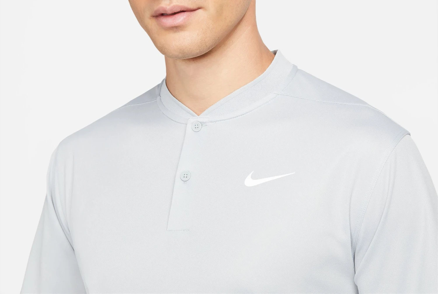 Nike Men's 2022 Dri-FIT Victory Blade Collar Golf Polo White 6 Nike Men's 2022 Dri-FIT Victory Blade Collar Golf Polo White - Image 4