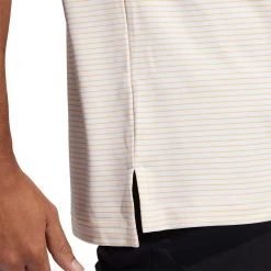 Adidas Men's Two Color Club Golf Polo White/acid Orange -Golf Apparel Shop unnamed file 3853