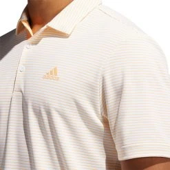 Adidas Men's Two Color Club Golf Polo White/acid Orange -Golf Apparel Shop unnamed file 3854